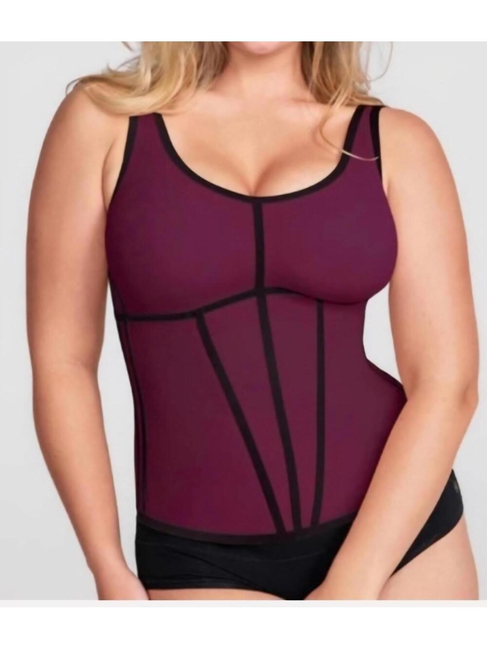 Honeylove  Shapewear Tank Built In Bra Sculpting Cami 1X